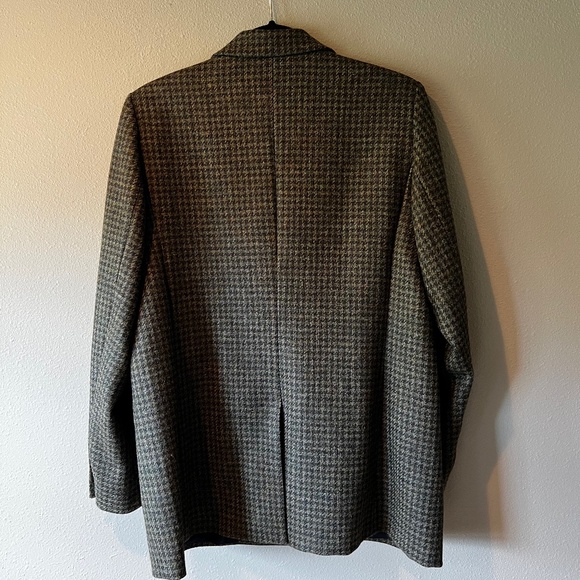 Sezane Michele Jacket Khaki Houndstooth Size US 8 NWOT - Picture 6 of 11